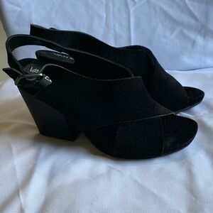 Van Eli Black Women's Heeled Sandals